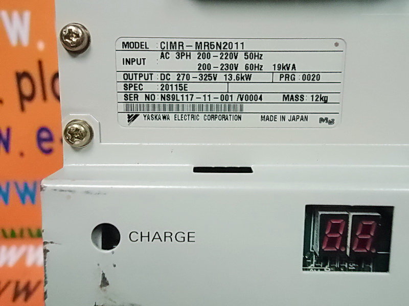 YASKAWA VS-656 MR5 CIMR-MR5N2011 SERVOPACK CONVERTER - PLC